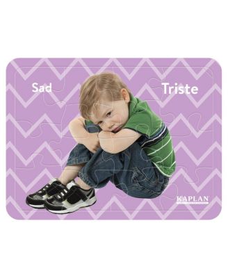 Kaplan Early Learning Photo Real Emotions Puzzles of Children - Set of 8