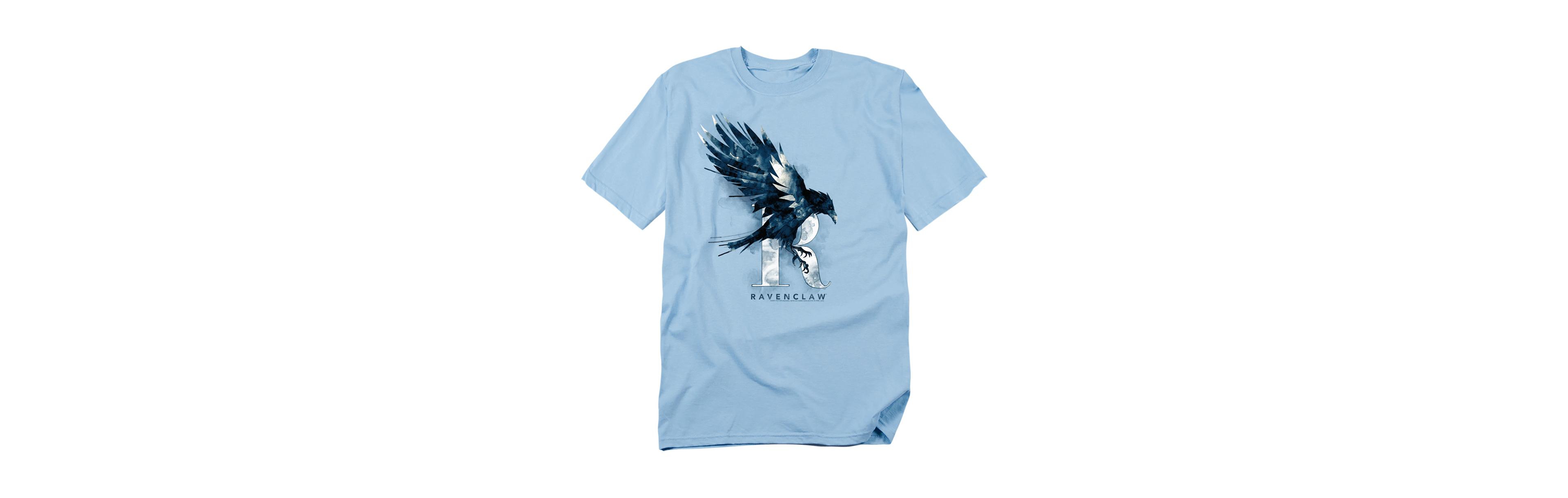 Harry Potter Men's Ravenclaw Watercolor Crest T Shirt