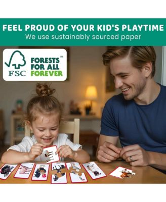 Toddler Matching Puzzle Ages 2–4 – 16 Self Correcting Educational Jigsaw Pieces