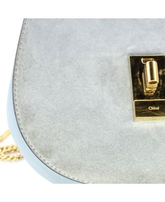 Mini Drew Crossbody Bag Leather and Suede