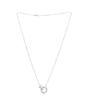 Love Interlocking Pave Necklace