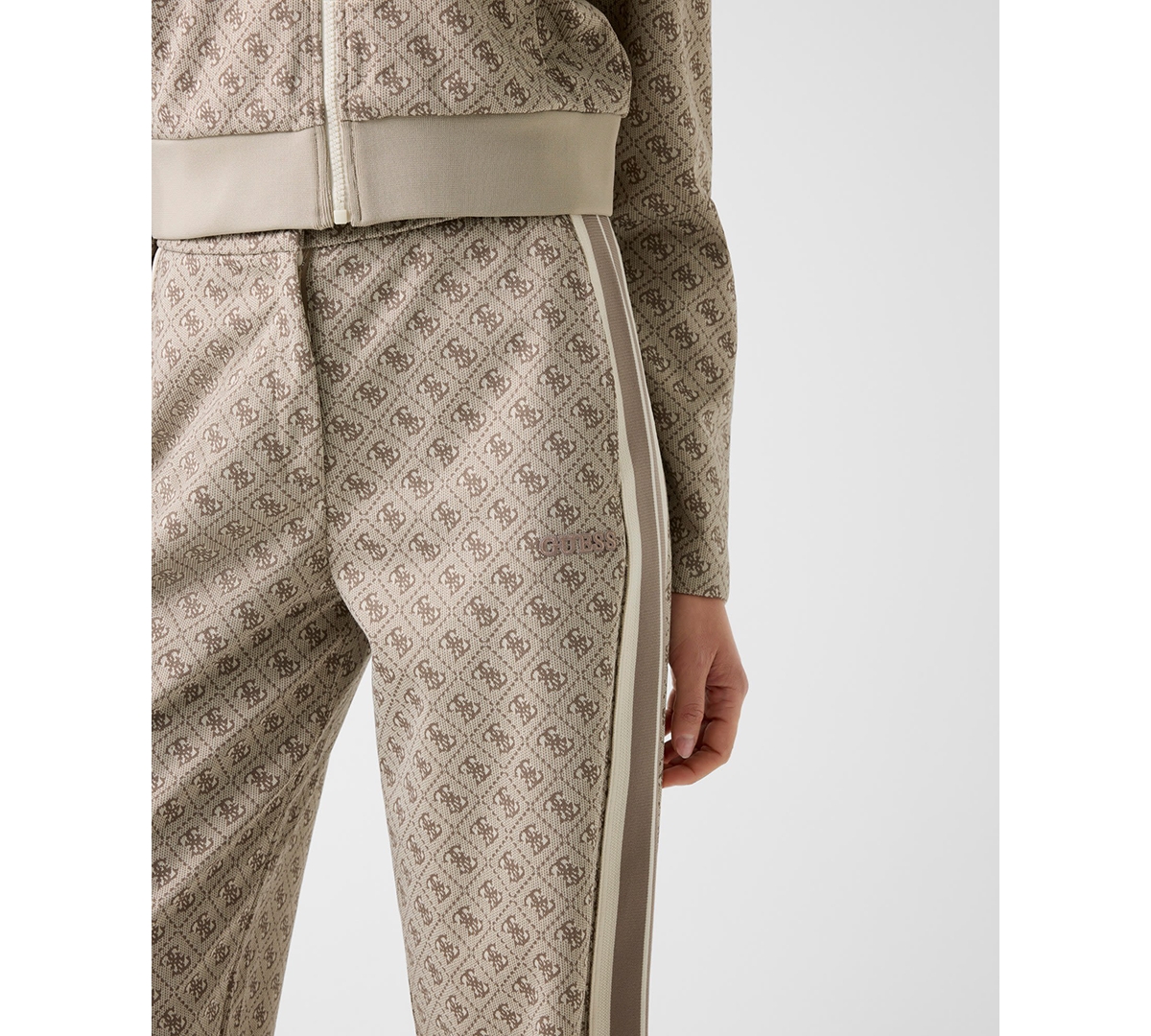 Guess Women's Jacquard Straight Leg Pants