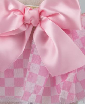 Baby Girls' Birthday Short-Sleeve Bodysuit, Tutu Skirt, Headband, Socks and Bib, 5-Piece Set