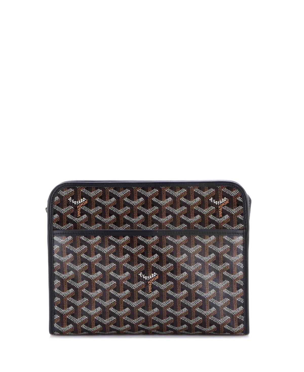 Pre-Owned Goyard Mm Jouvence Toiletry Pouch Coated Canvas