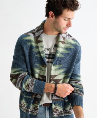 Men's Shawl Collar Cardigan