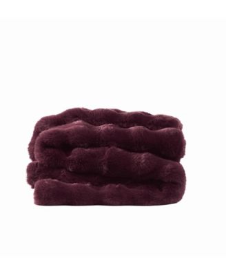 Bubble Rabbit Faux Fur Throw, 50" x 70"