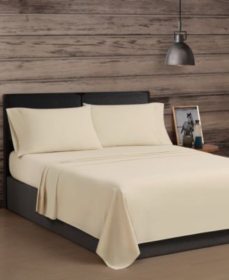 Vintage Washed 140-Thread Count Cotton 4-Pc. Sheet Set, Full