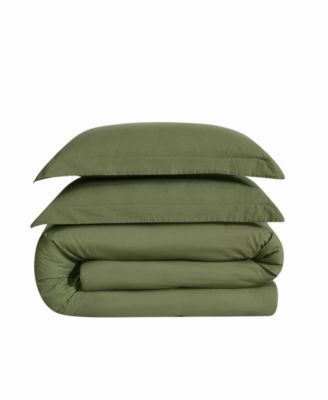 Vintage Washed Cotton 3-Pc. Comforter Set, King