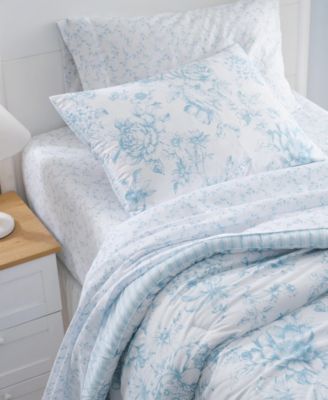 Delphine Washed Microfiber 7-Pc. Comforter Set, Queen