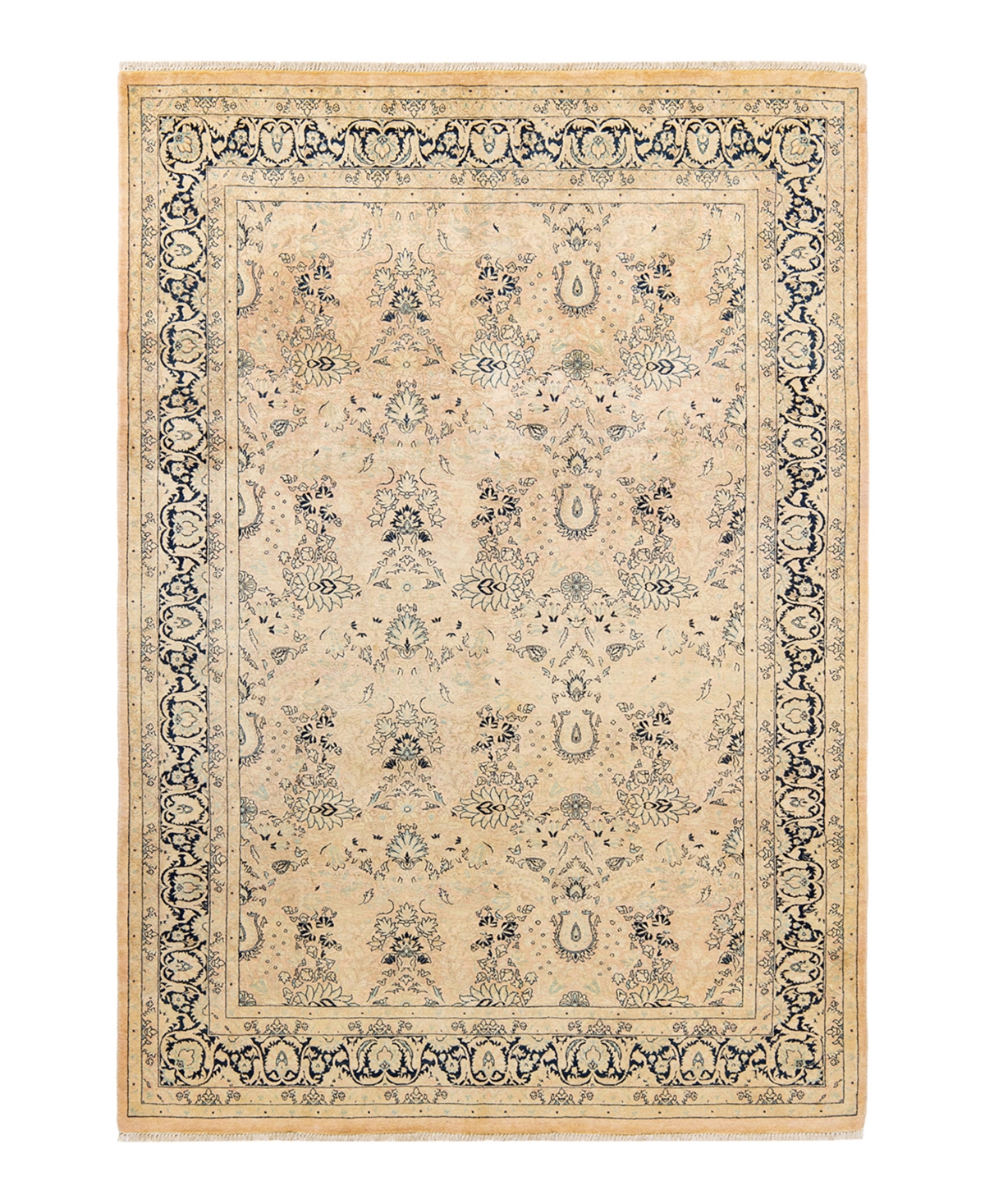 Adorn Hand Woven Rugs Mogul M1130 6' 2" x 9' 0" Area Rug - Beige