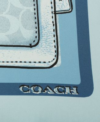 Women's Stacked Tabby Printed Silk Square Scarf