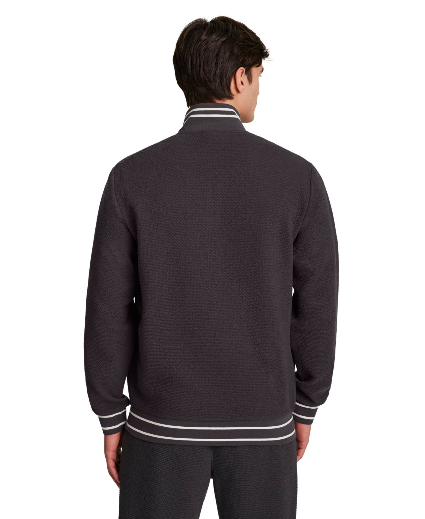 Мужская куртка Reebok Full-Zip Mock Neck, цвет: Серый — фото 3