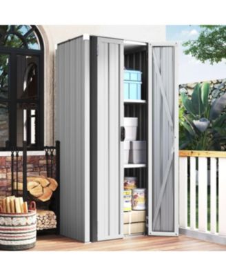 Outdoor Storage Cabinet Waterproof with Shelves