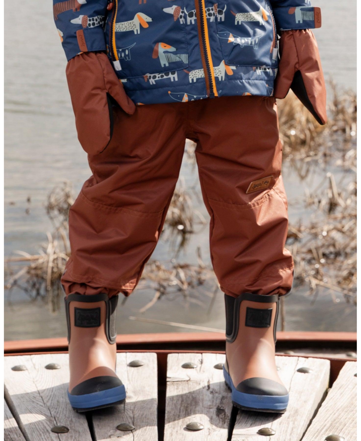 Deux par Little Boys Short Rain Boots