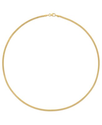 Diamond Cut Box Chain Necklace in 10k Gold