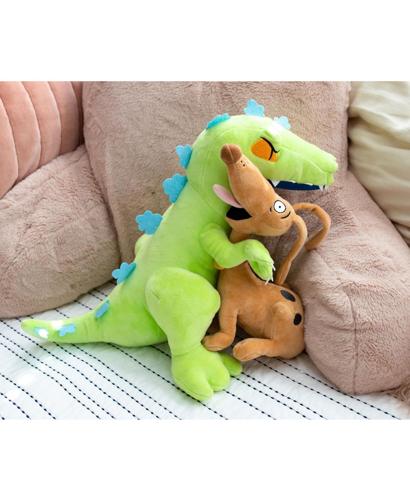 Детская мягкая игрушка Golden Bell Studios Nickelodeon Rugrats Spike 12" Plush, 1-Piece, цвет: Коричневый — фото 6