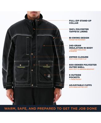 Men's ErgoForce Waterproof Insulated Jacket - High-Performance Cold Weather Workwear