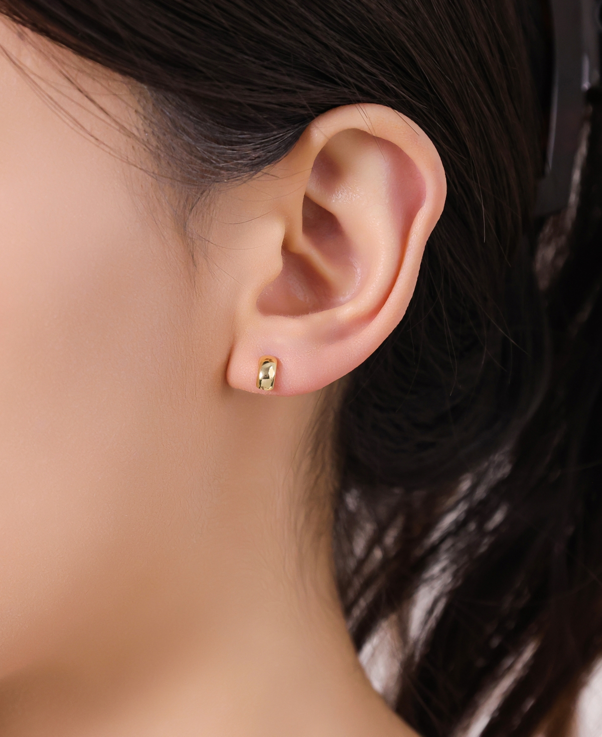 Unwritten Cubic Zirconia Mini Hoop Trio Earring Set