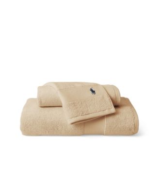 Polo Player Cotton Washcloth, 13" x 13"