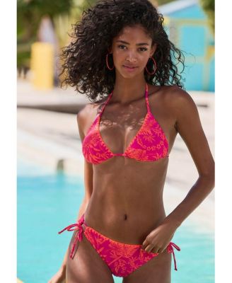 Women's Tropical Triangle Bikini Swimsuit Top Bra Sizing
