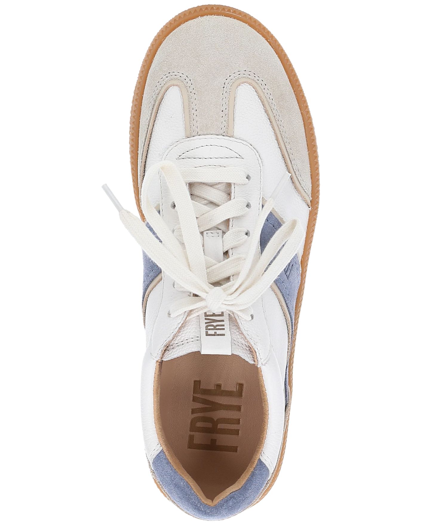 Женские кроссовки Frye Milly Low Lace-Up Leather, цвет: Слоновая кость кожаный — фото 4
