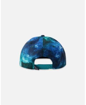 Baby Boys Cap with Wave Print