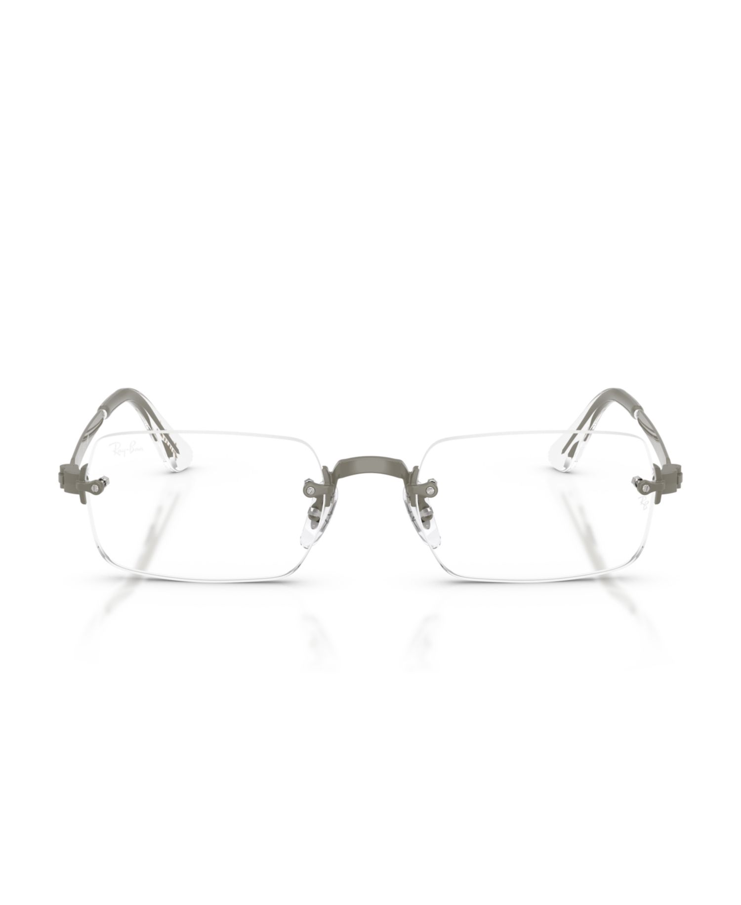 Unisex Rectangle Metal RB3928V Optics By A$AP Rocky Eyeglasses