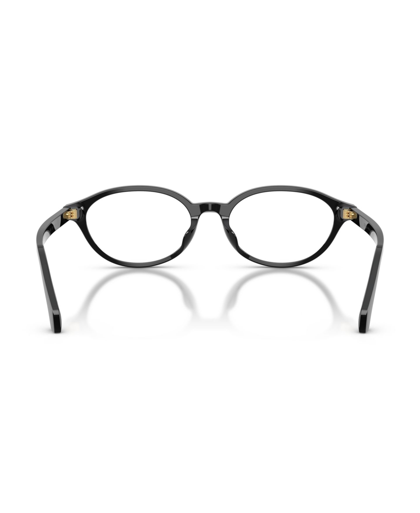 Женские очки Versace Woman Oval Plastic VE3393D Eyeglasses, цвет: Чёрный — фото 2
