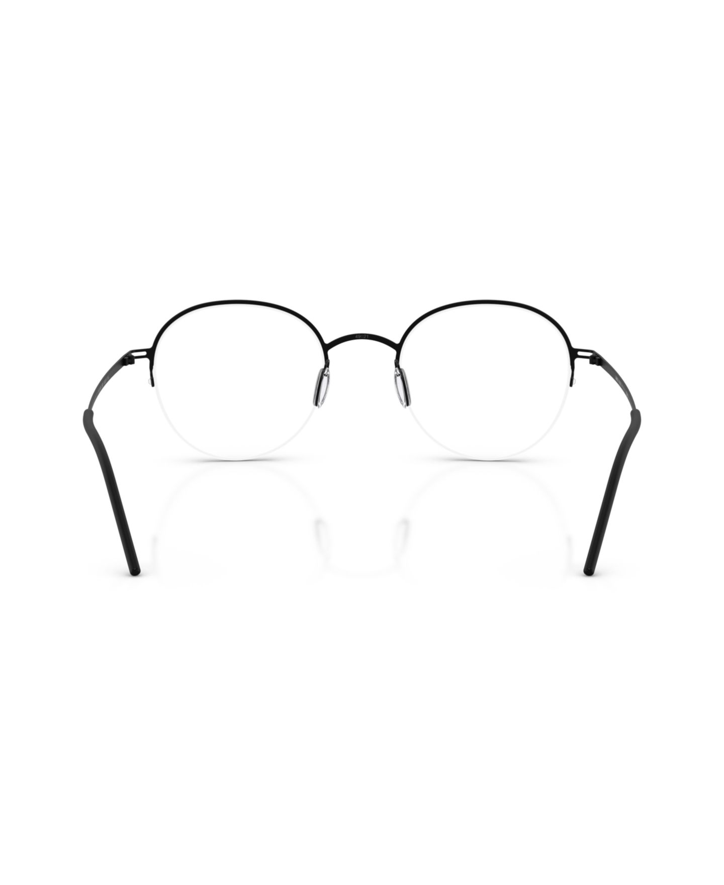 Мужские очки Giorgio Armani Man Panthos Metal AR5169 Eyeglasses, цвет: Матовый чёрный — фото 2