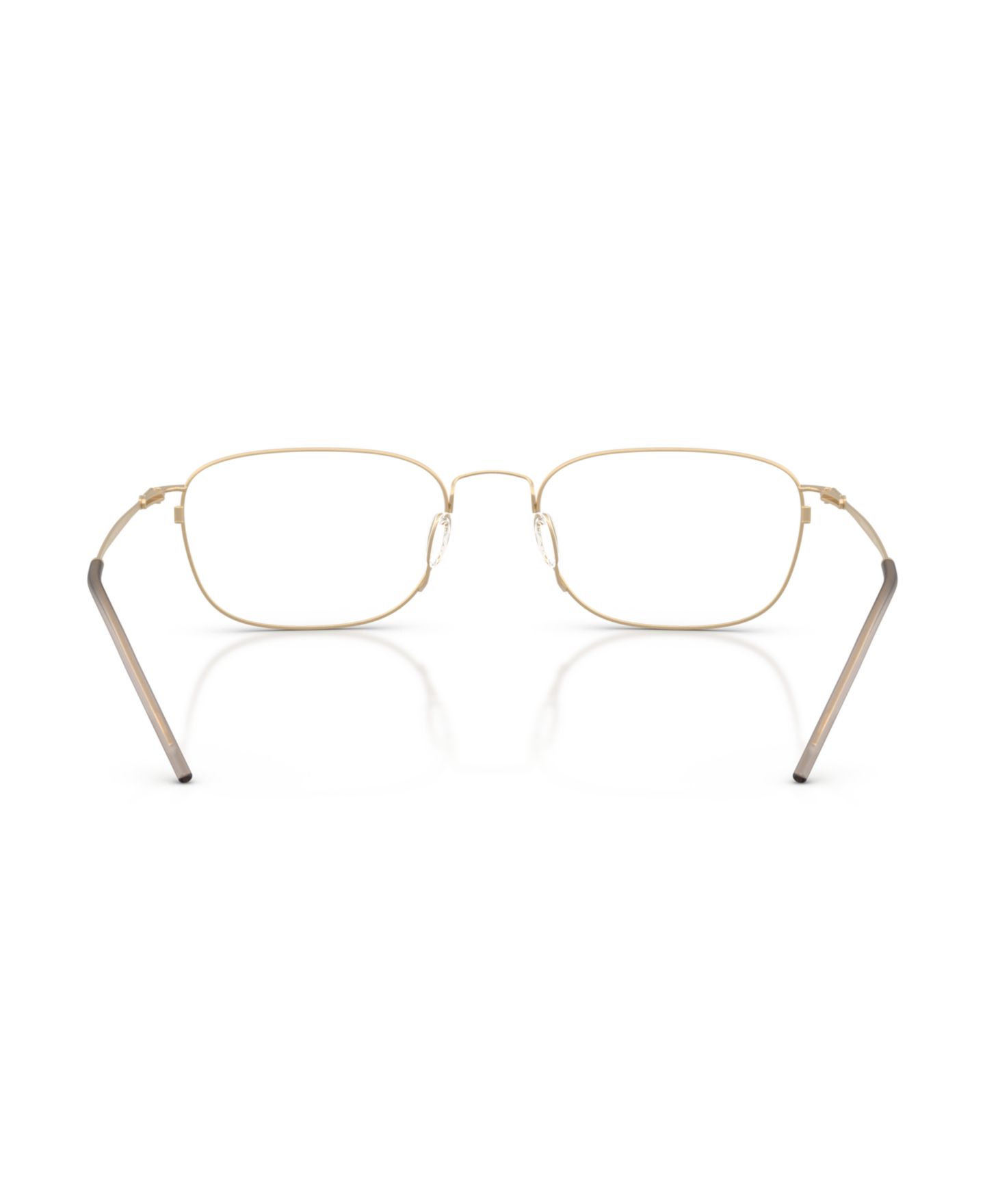 Мужские очки Giorgio Armani Man Pillow Metal AR5171 Eyeglasses, цвет: Матовый бледный золотой — фото 2