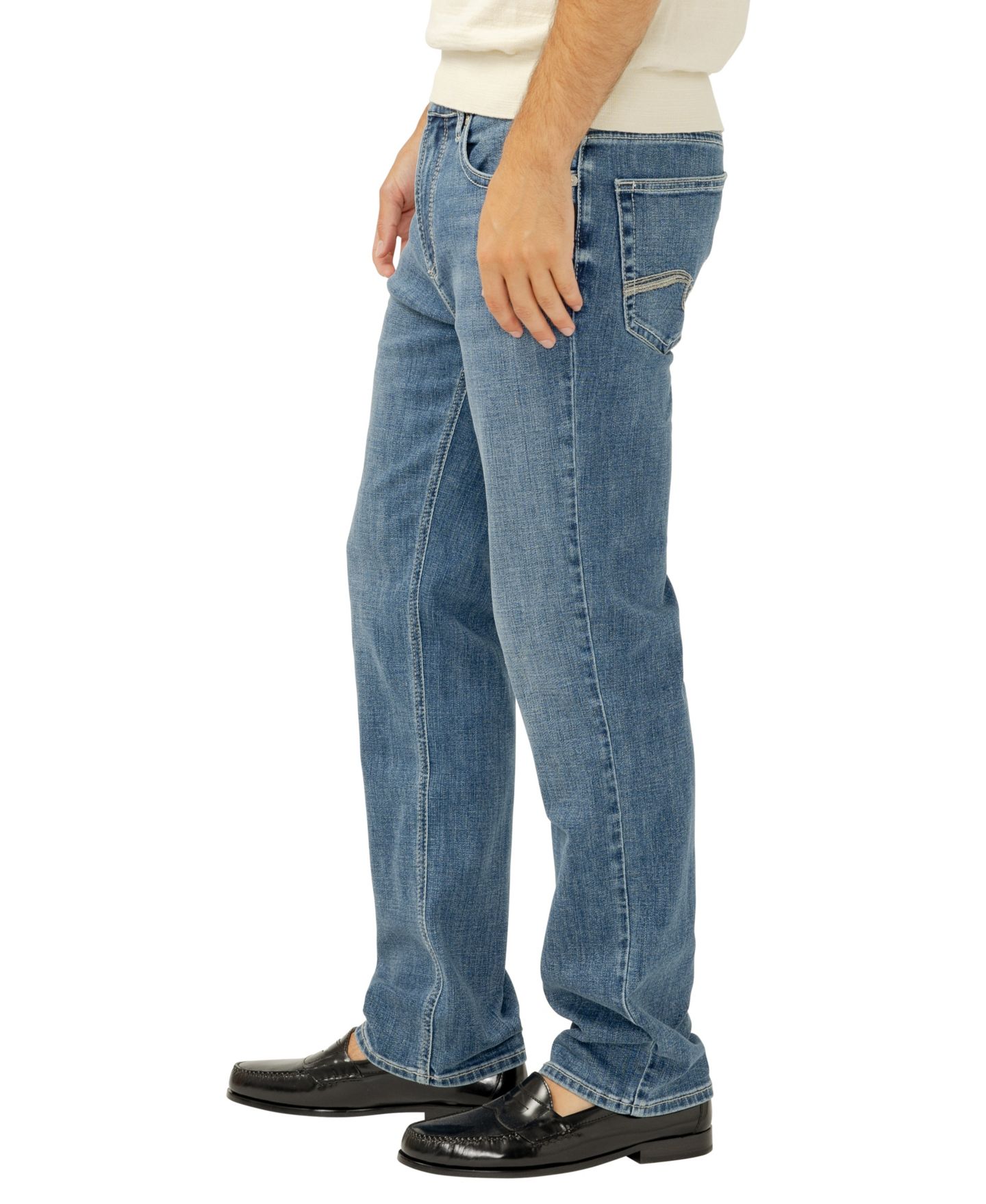 Мужские джинсы Silver Jeans Co. Grayson Straight Jean, цвет: Paraiso — фото 2