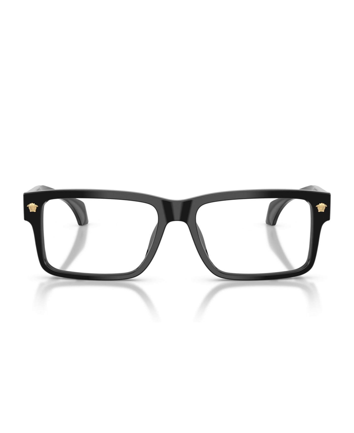 Мужские очки Versace Man Rectangle Plastic VE3391U Eyeglasses, цвет: Чёрный — фото 5