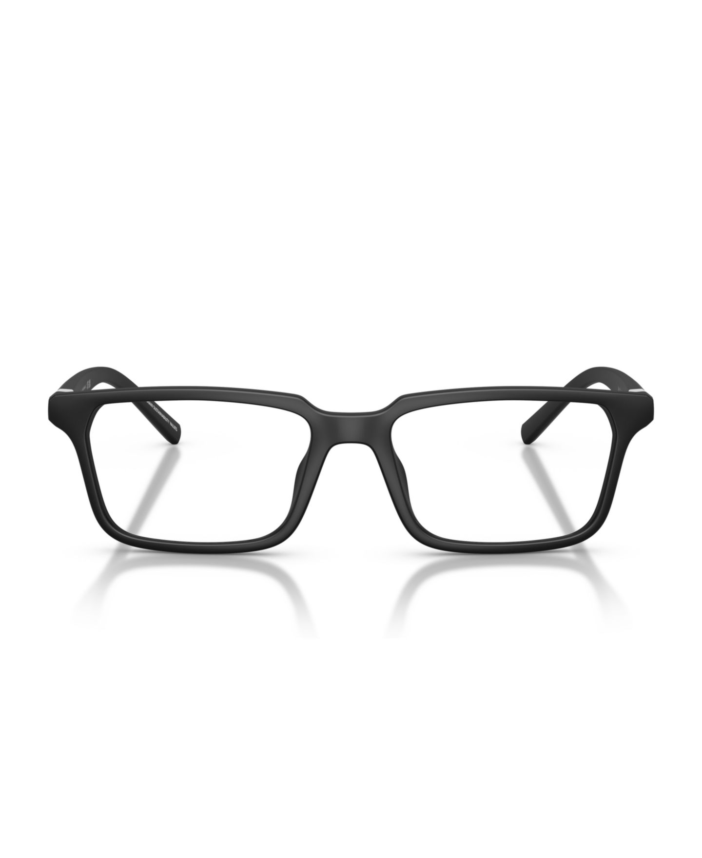 Мужские очки A|X Armani Exchange Man Square Plastic AX3137U Eyeglasses, цвет: Матовый чёрный — фото 4
