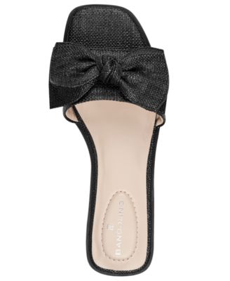 Women's Violeta Bow Flat Slide Sandals