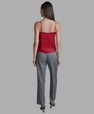 Women's Lace Sleeveless V-Neck Cami Blouse