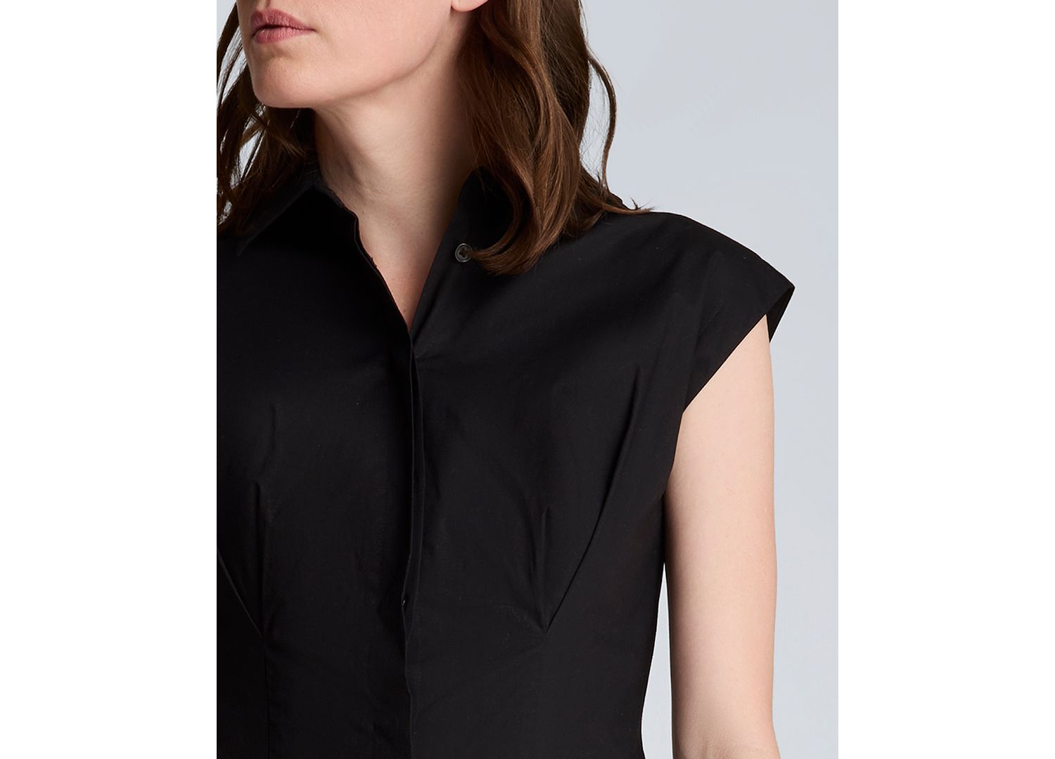 Women's Collared Button-Front Dress