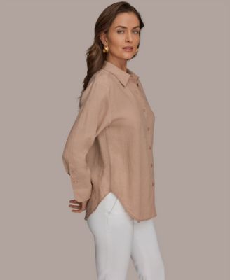 Women's Button-Down Linen Shirt