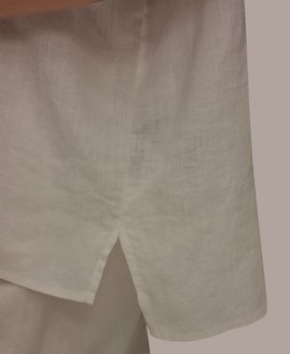 Women's Linen V-Neck Linen Top