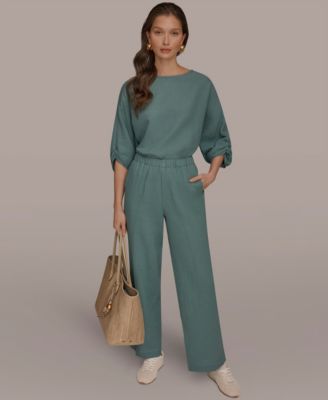 Women's Cotton Mid-Rise Cotton Pants