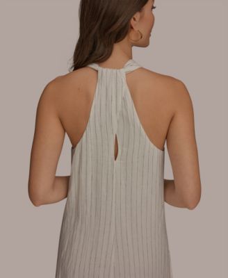 Women's V-Neck Midi Dress