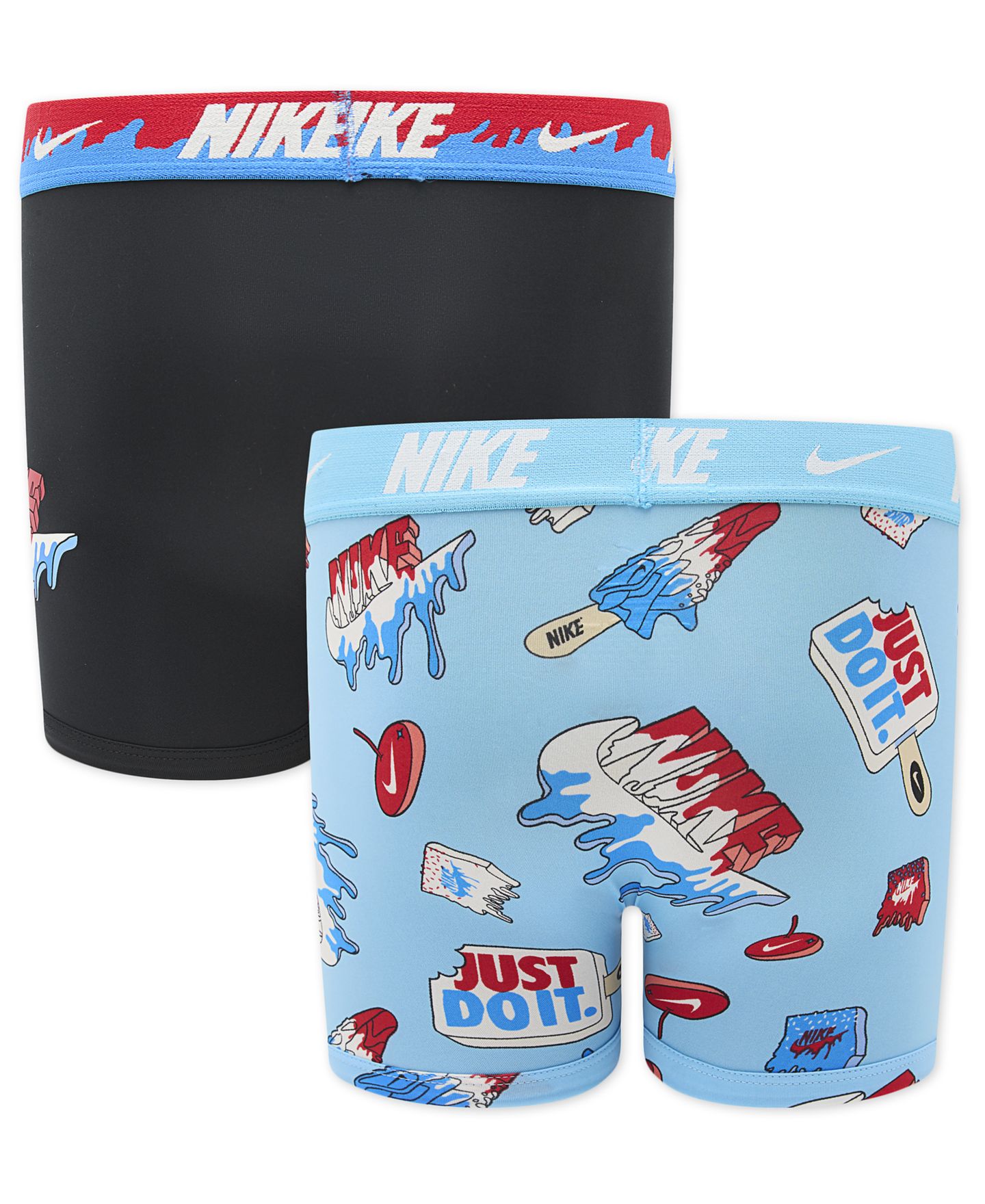 Трусы-боксеры, 2 шт. — Nike, цвет: Чёрный / Синий — фото 2