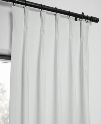 French Pleat Performance Linen Hotel Blackout Curtain
