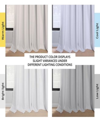 French Pleat Performance Linen Hotel Blackout Curtain