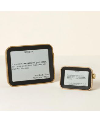 Literary Quote Digital Desk Clock, Large