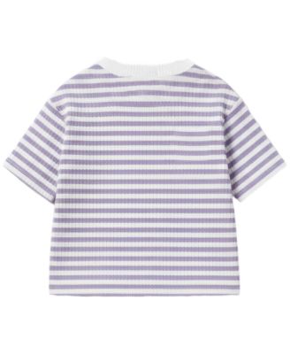 Baby Boys' Bambi Short-Sleeve T-Shirt and Elastic Shorts, 2-Piece Set