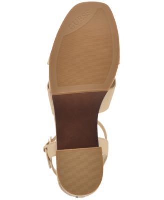 Women's Qeelin Criss-Cross High Block Heel Platform Sandals