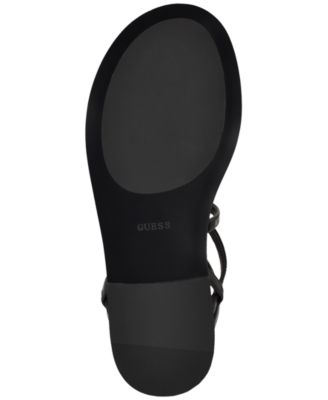 Women's Grunge Gladiator Ornamented Flat Sandals