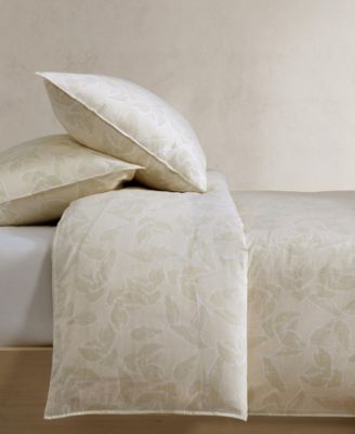 Leaves Washed Percale 3-Pc. Comforter Set, King