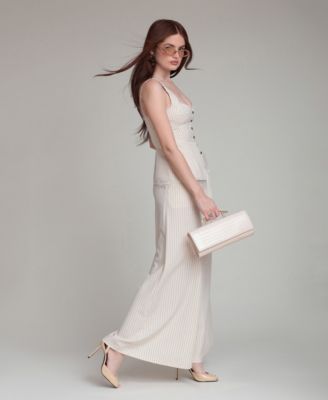 Women's Mid Rise Wide Leg Trousers