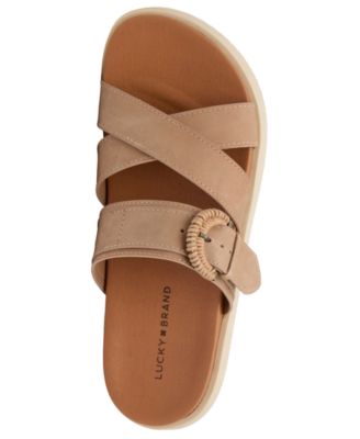 Women's Morissa Buckle Footbed Flat Sandals